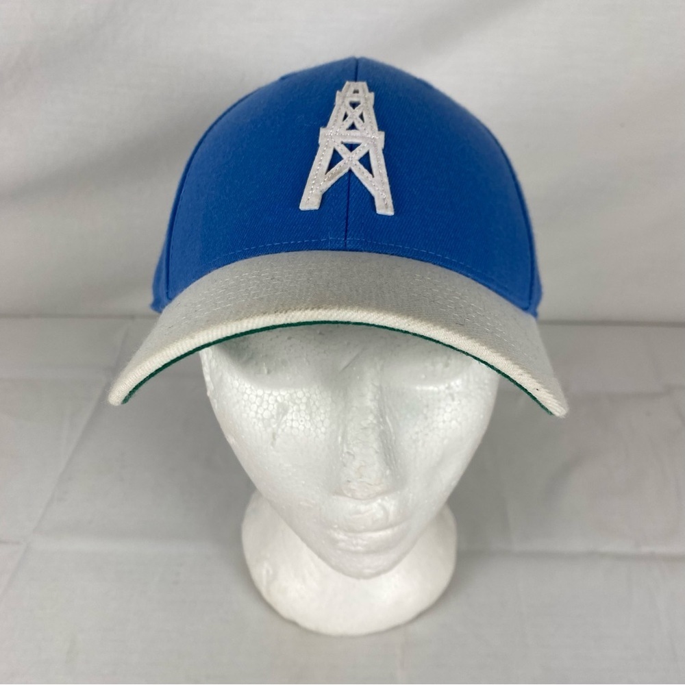 Houston Oilers Reebok NFL Vintage Hat Blue FlexFit L/XL 50th Cap